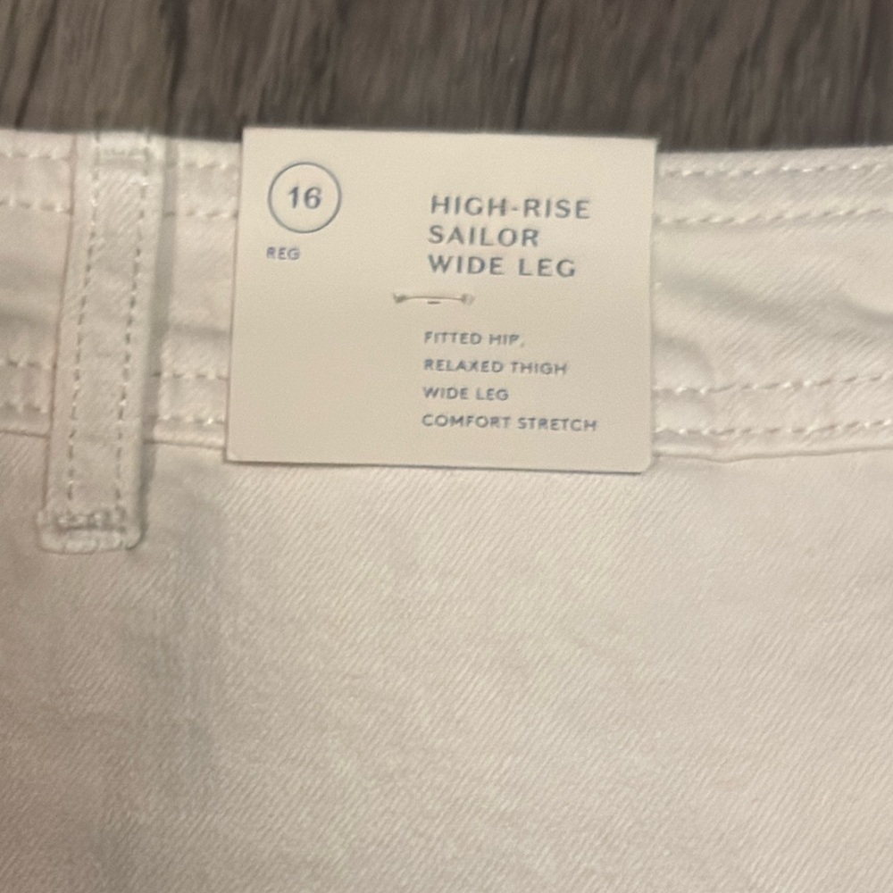 Universal Thread NWT Cream Wide-Leg Sailor Pants Sz 16 - Picture 2 of 8